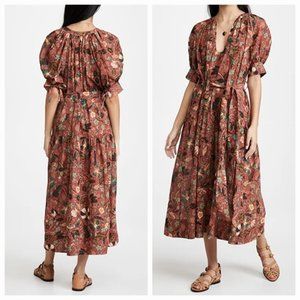 Ulla Johnson Selena Coverup Dress in Mesa Floral size M NWT